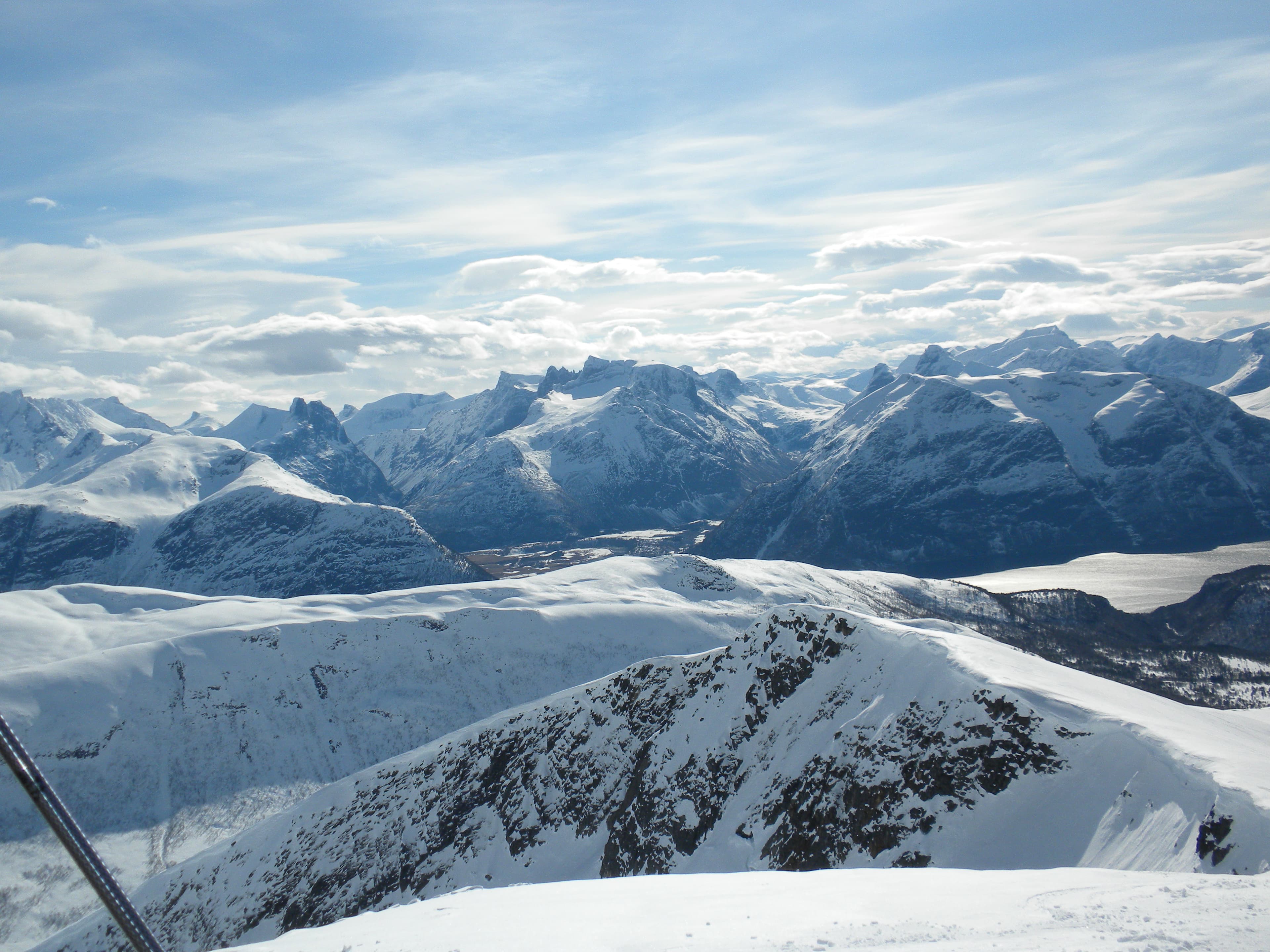 Utsikt fra Smørbotntind