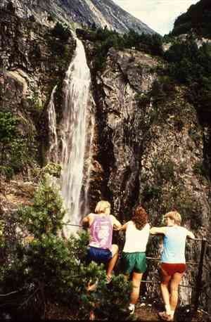 Fossen frå plattforma
