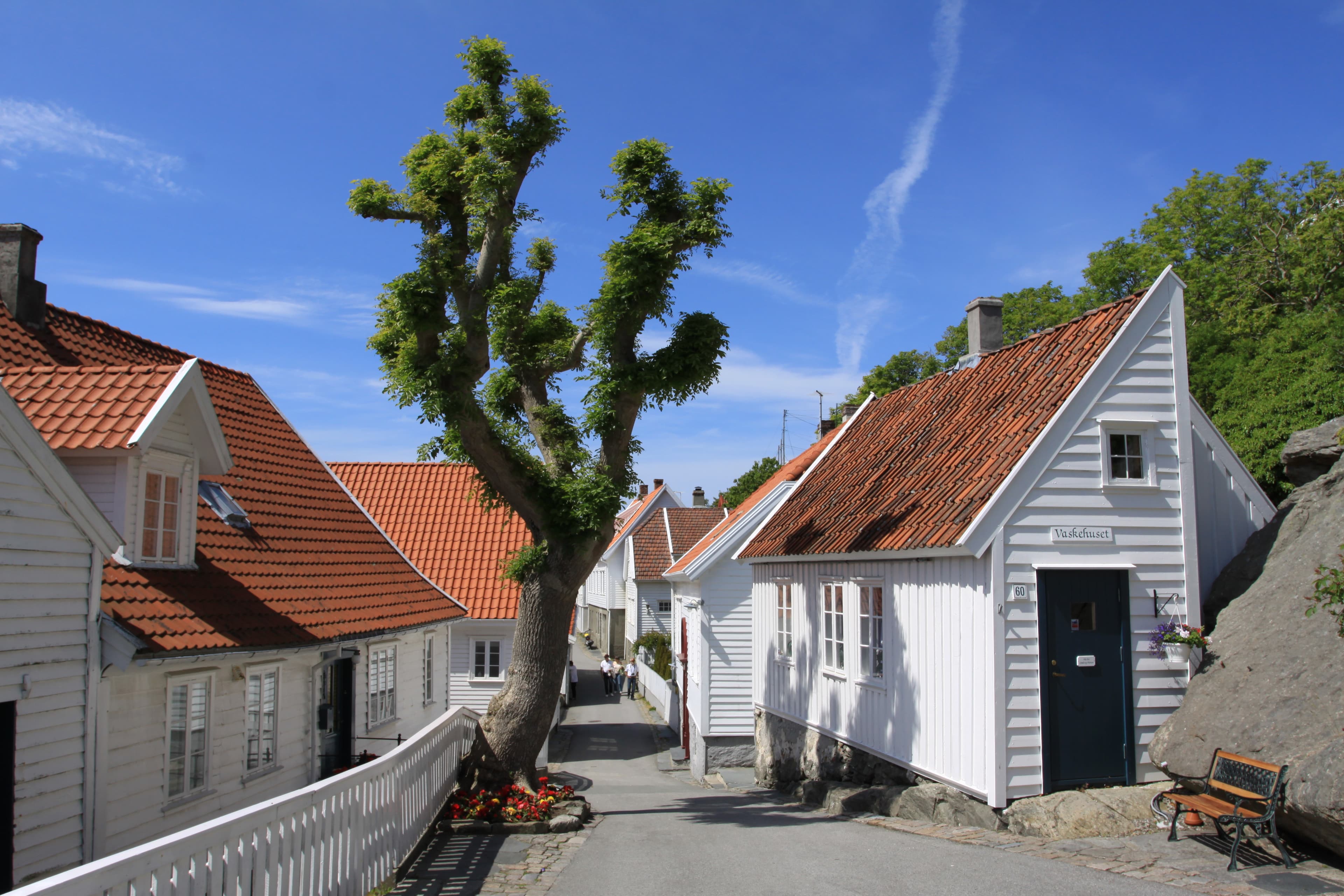Søragatå i Skudeneshavn. Vaskehuset.