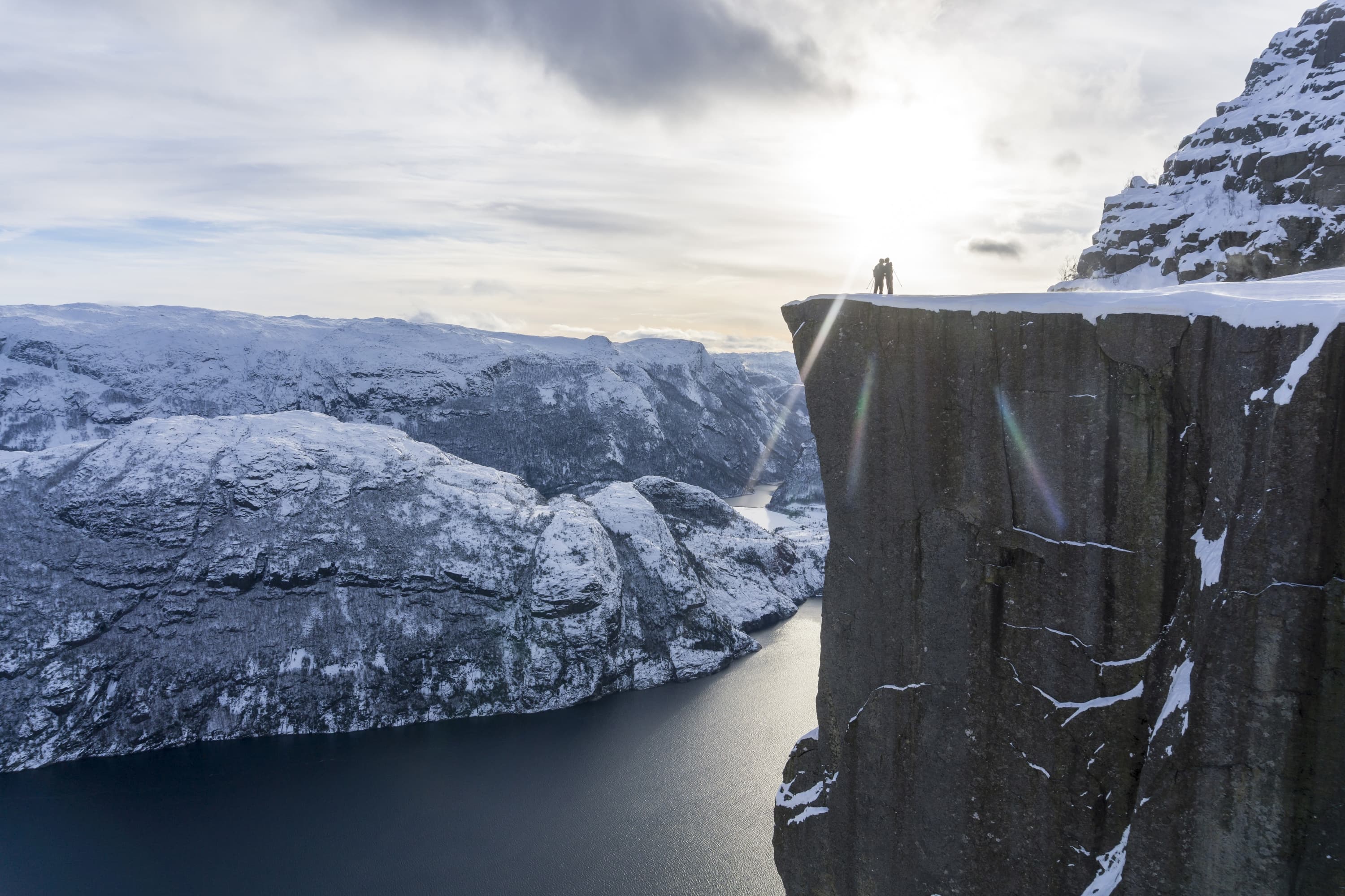Preikestolen guidet vinter/vårtur