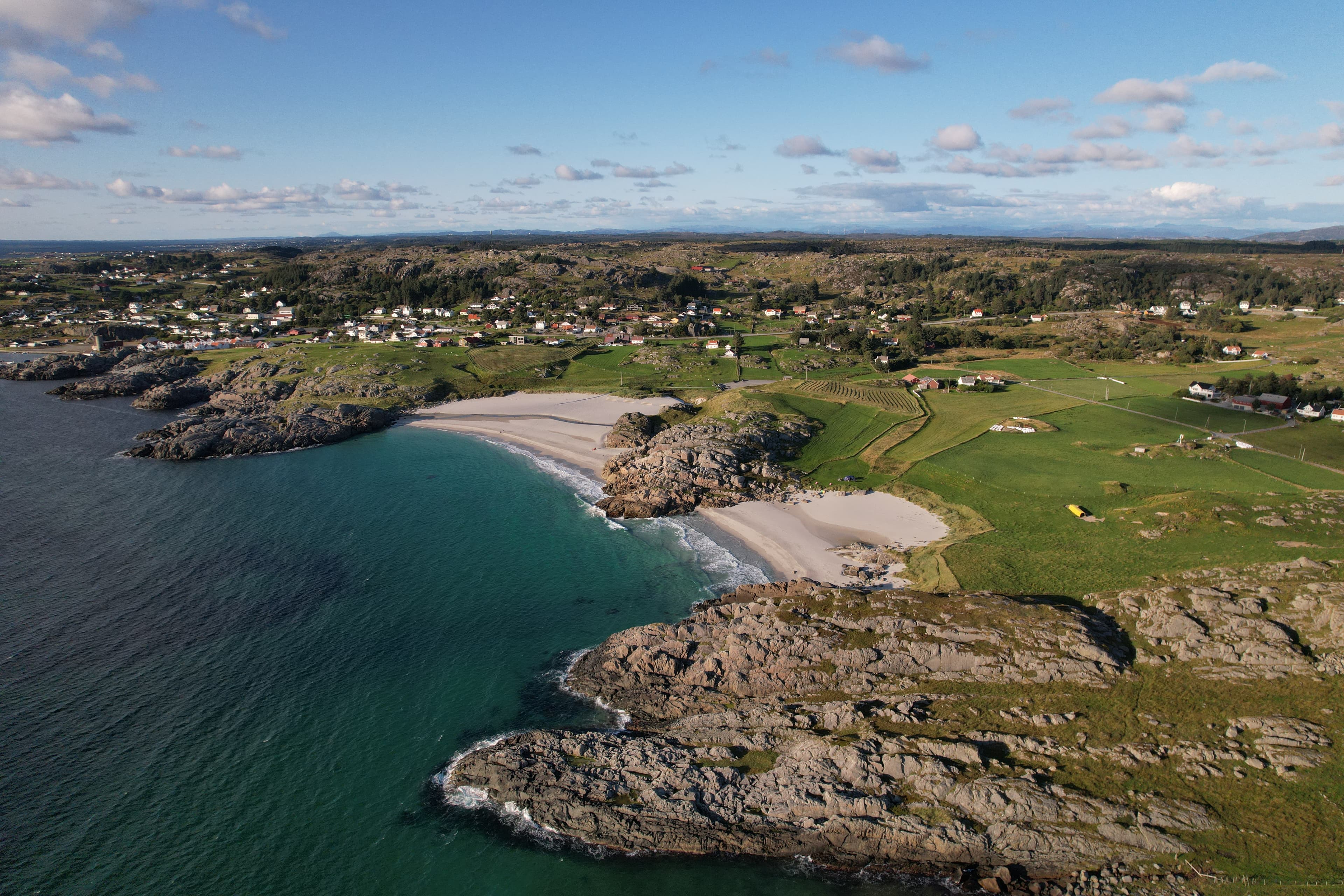 Flyfoto sandvesanden