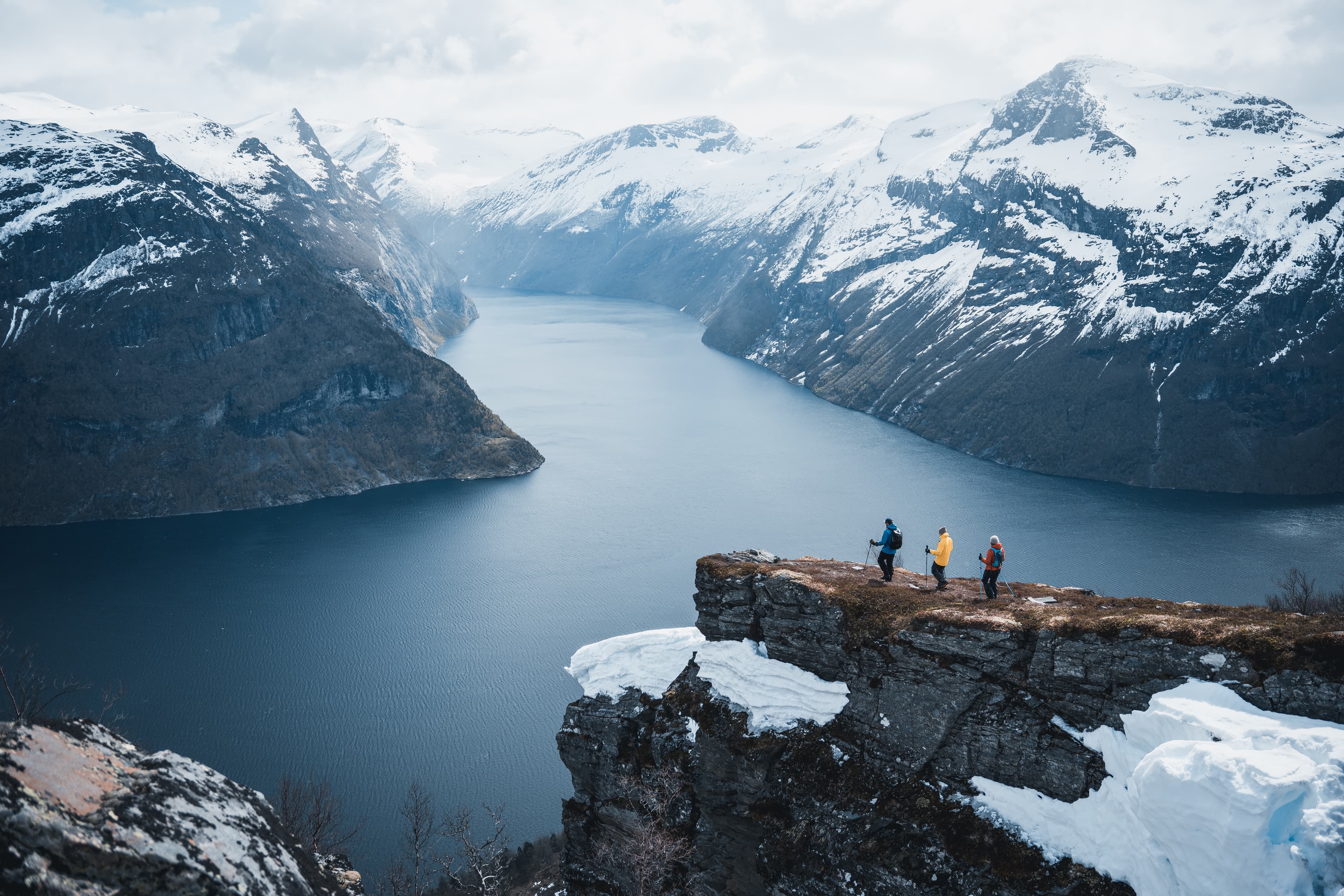 Trugetur i Sunnmørsalpane. Utsikt.