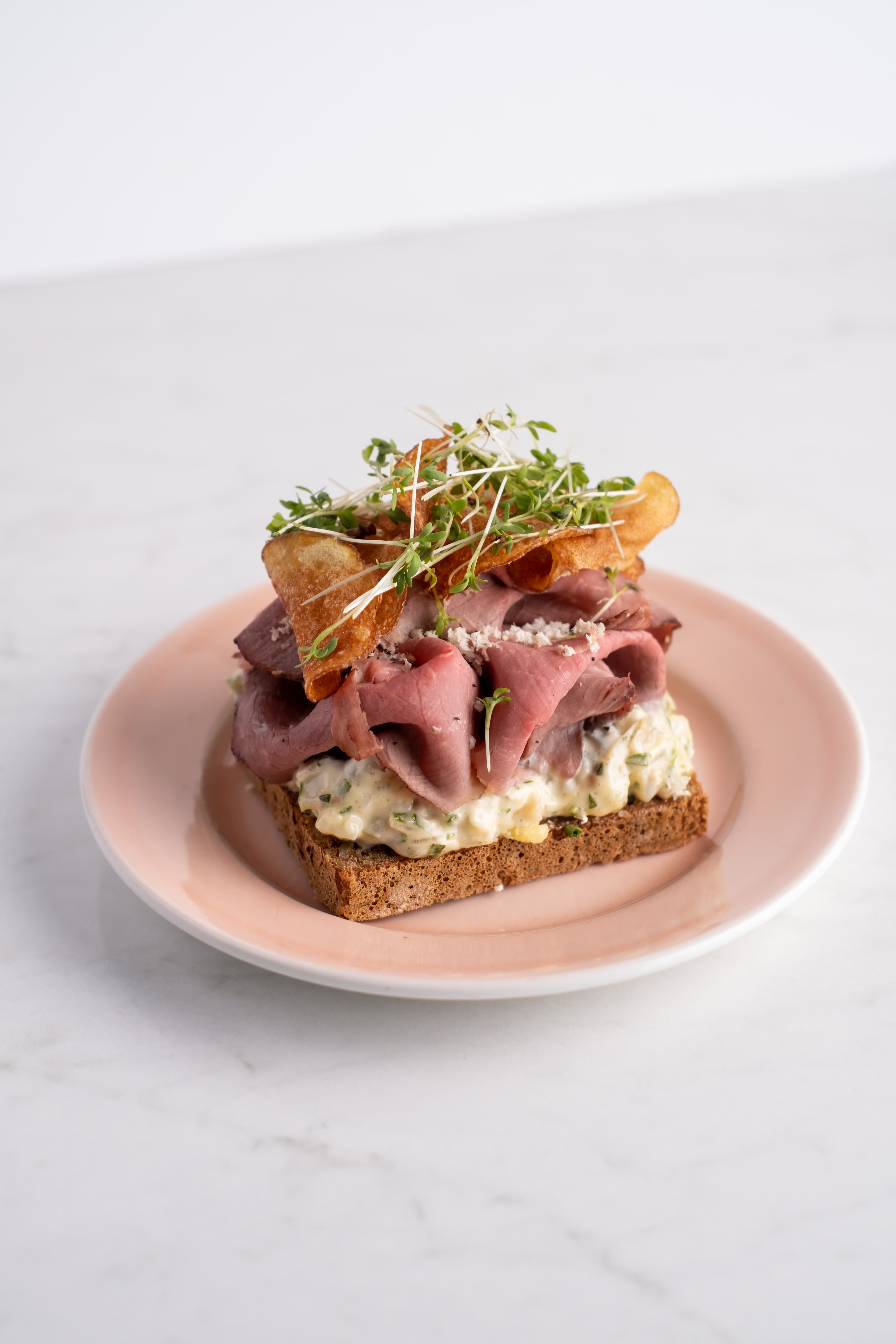 Tallerken med smørbrød