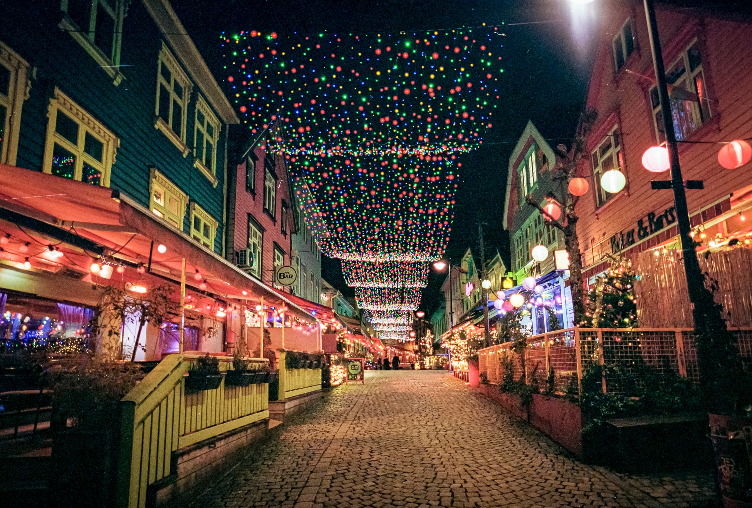 the street of colours in Stavanger