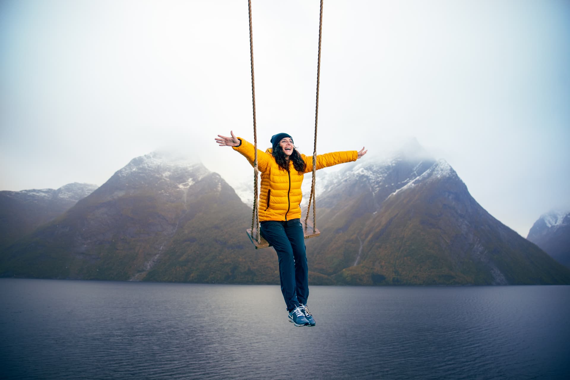 Swing at Christian Gaard in Trandal