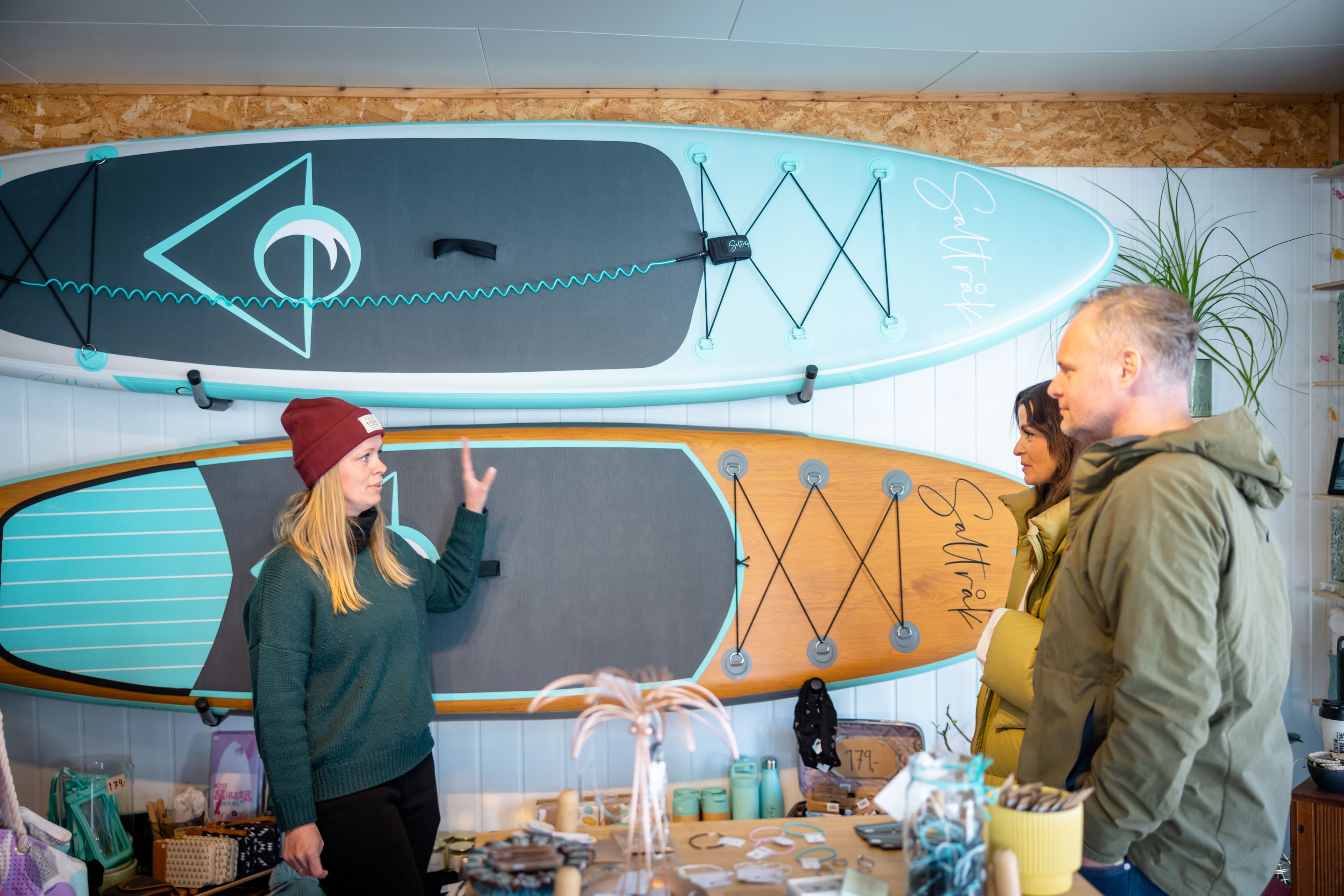 Utleie av SUP hos Saltråk.