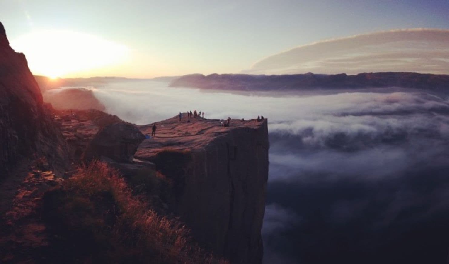 mountains, fjords and nature