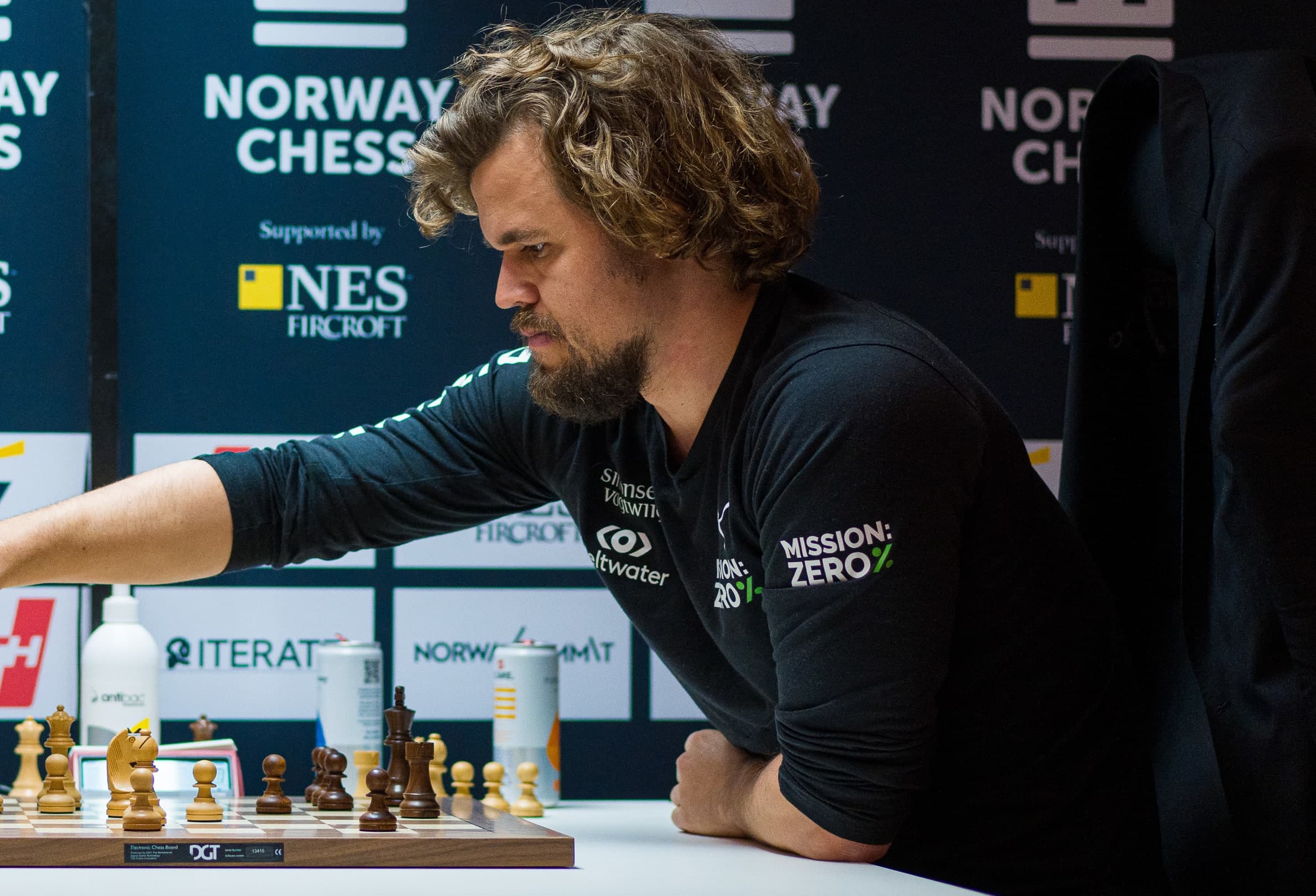 chess players during Norway Chess