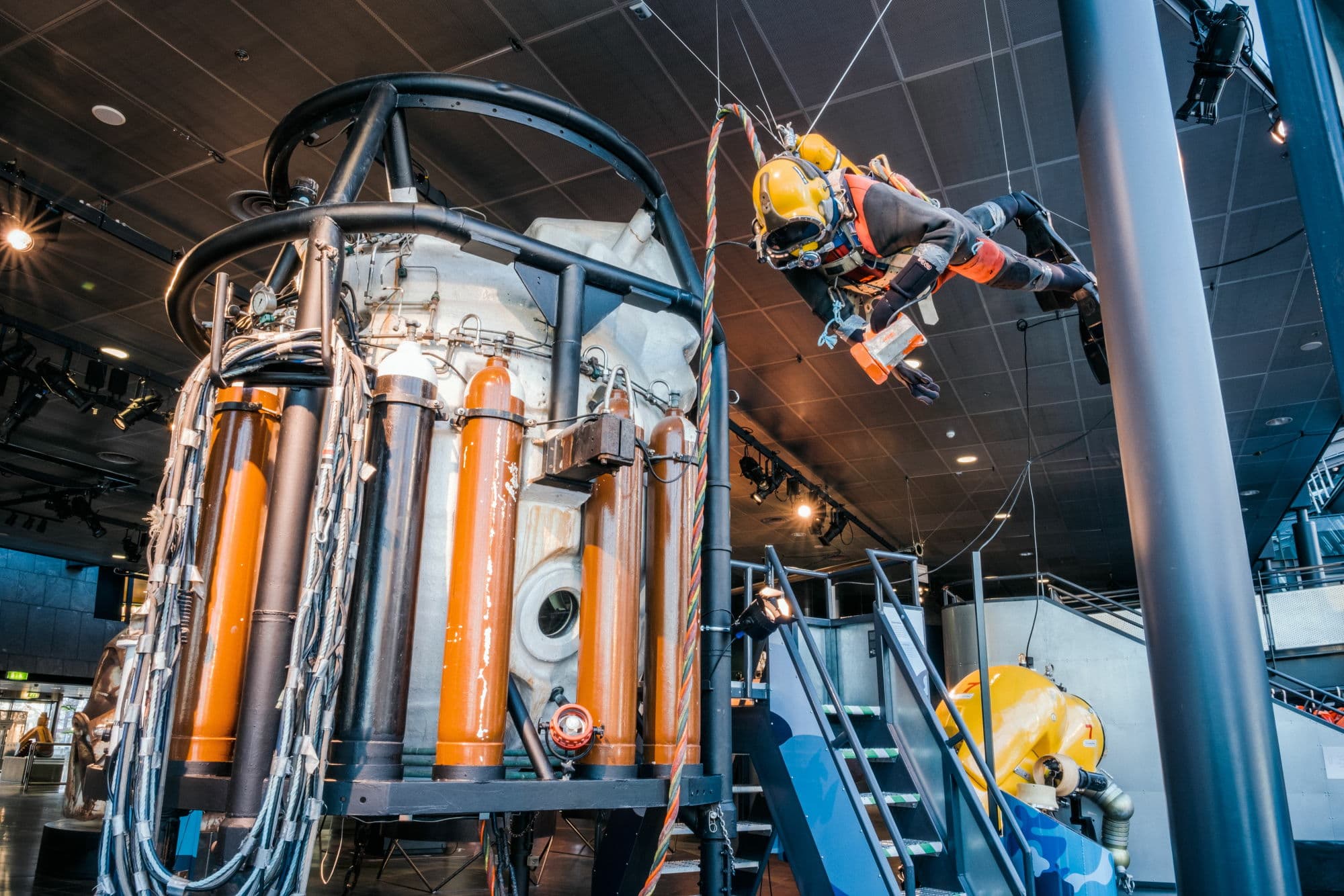 Bilde fra utstillingen i Norsk Oljemuseum