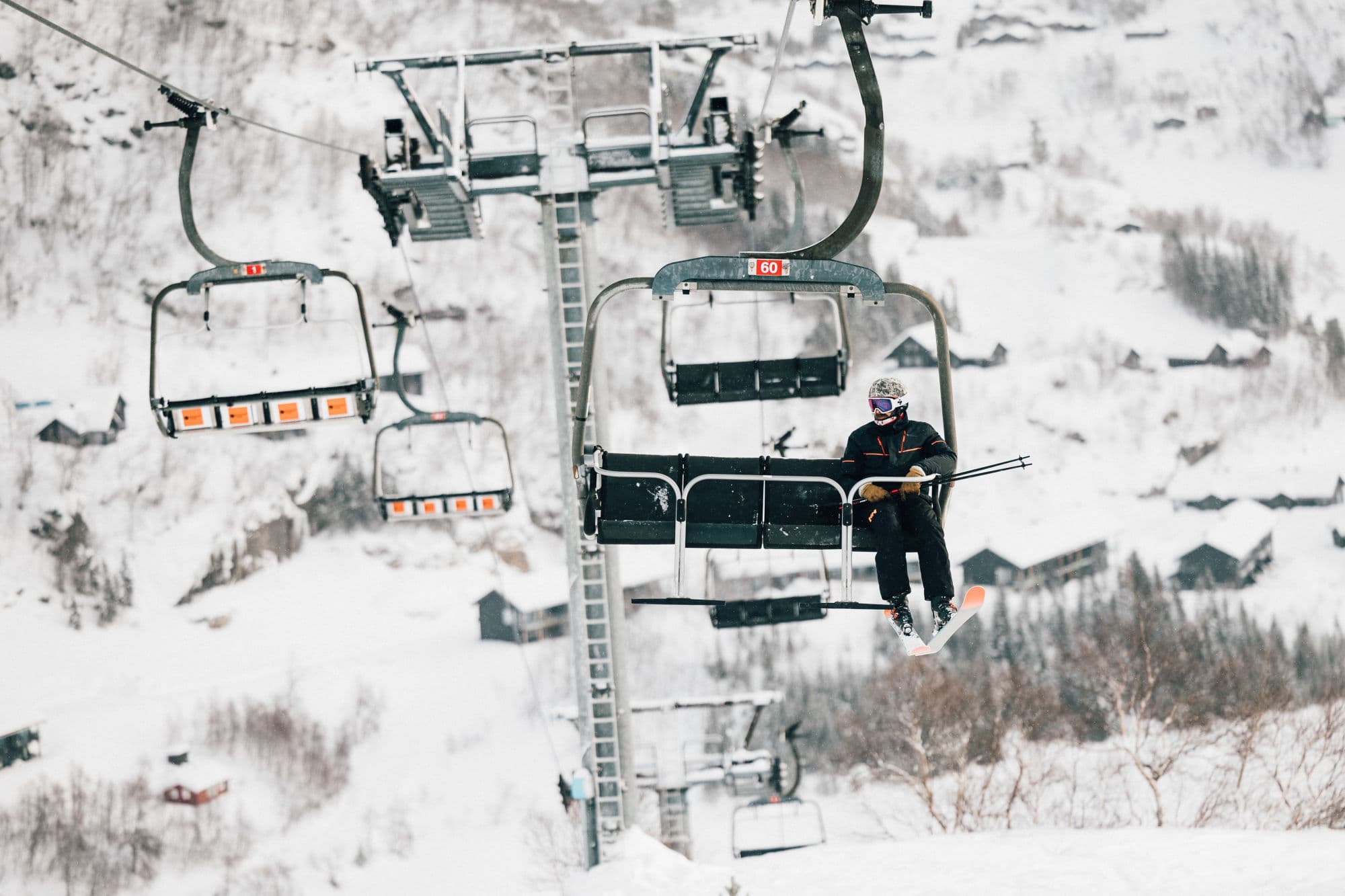 activities in the snow in sirdal, skiing or husky farm and bonfire outside