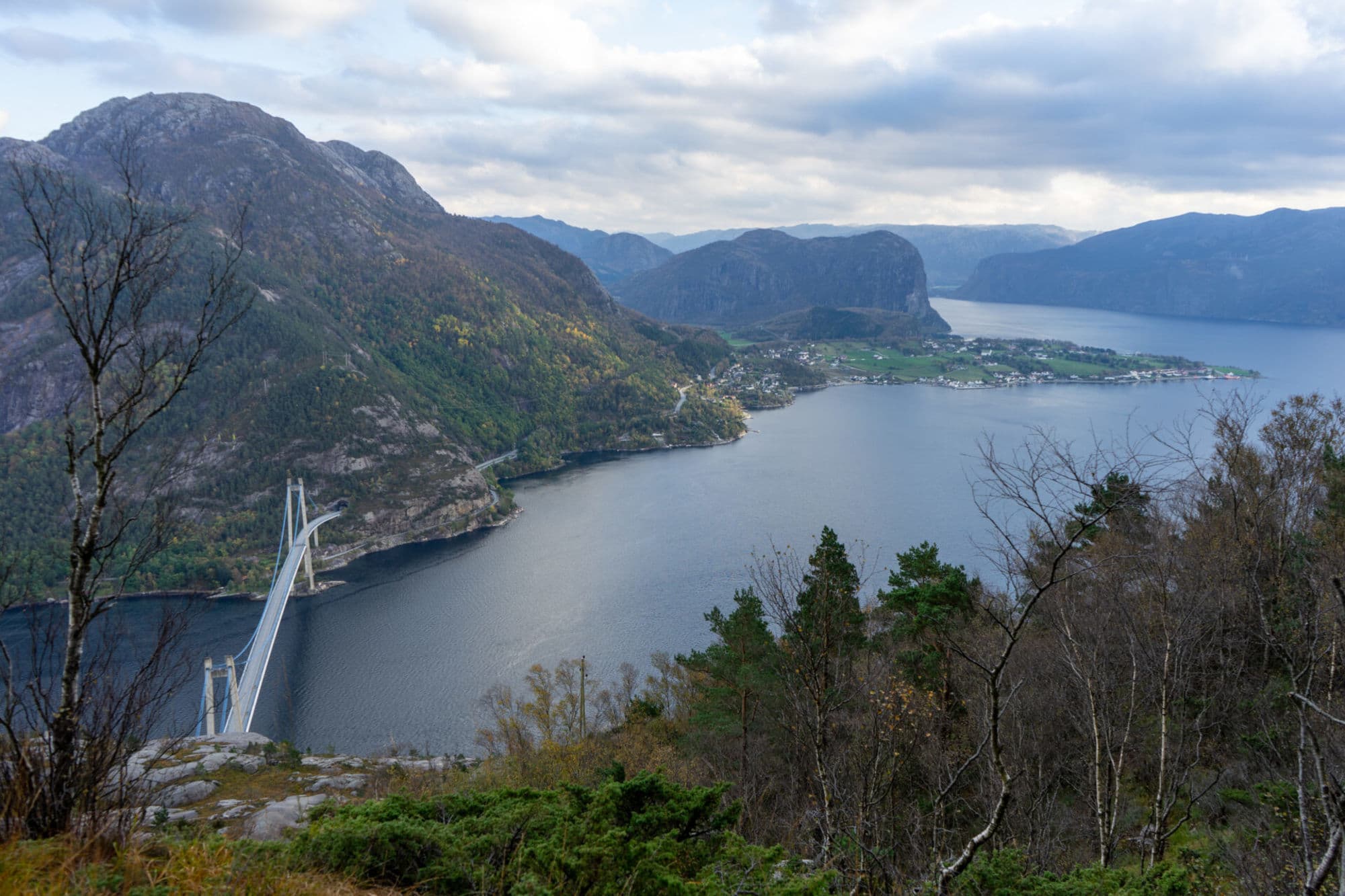 mountains, fjords, views, hikes