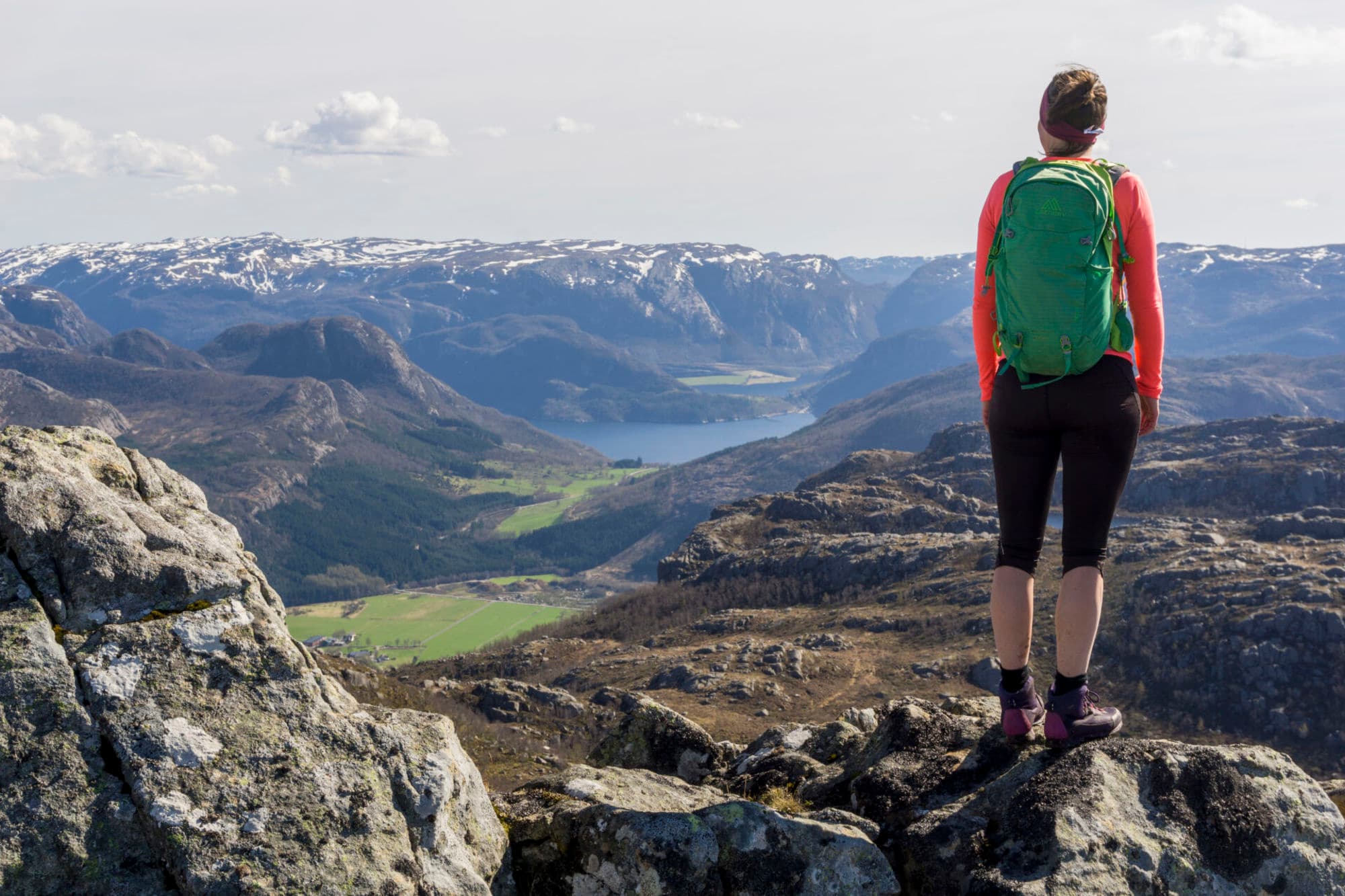 mountains, fjords, views, hikes