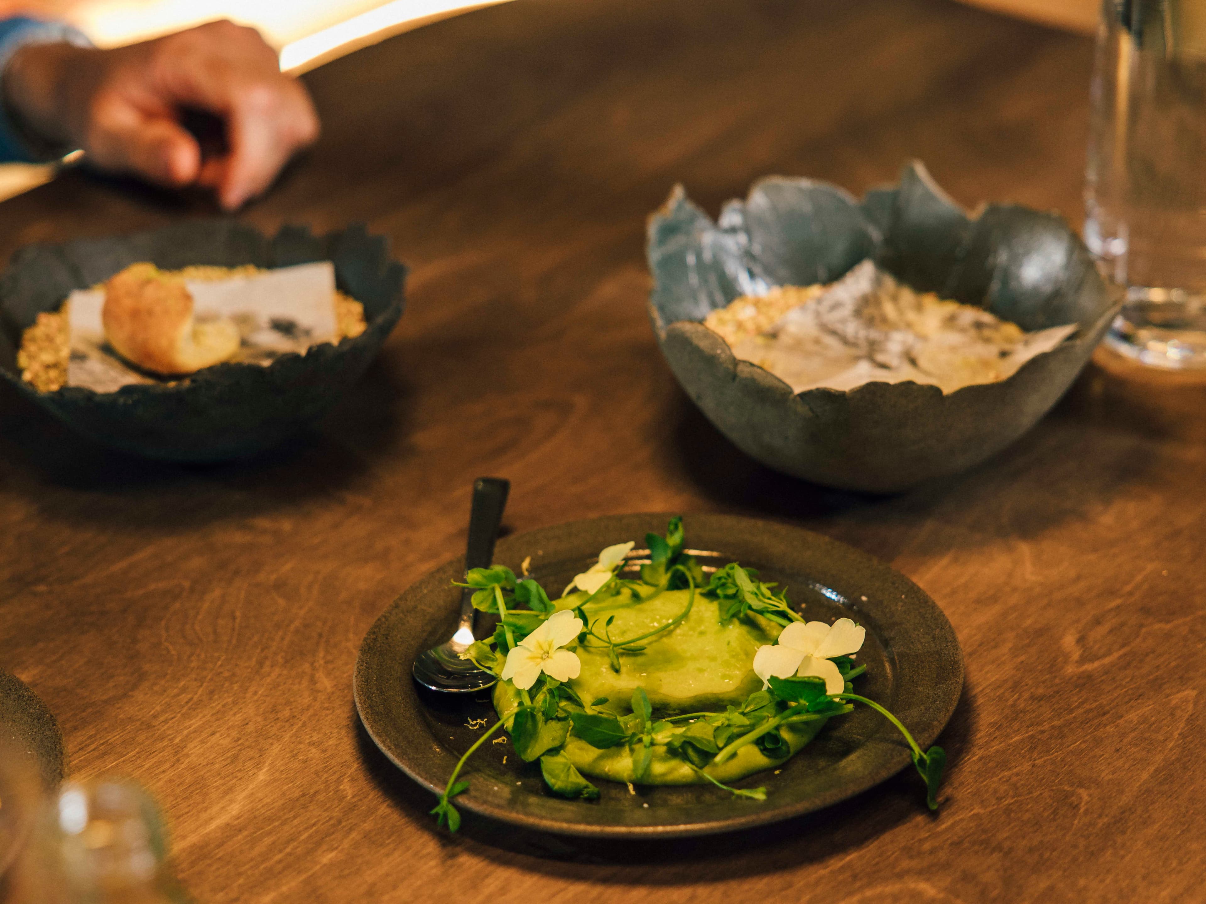 Plates of food