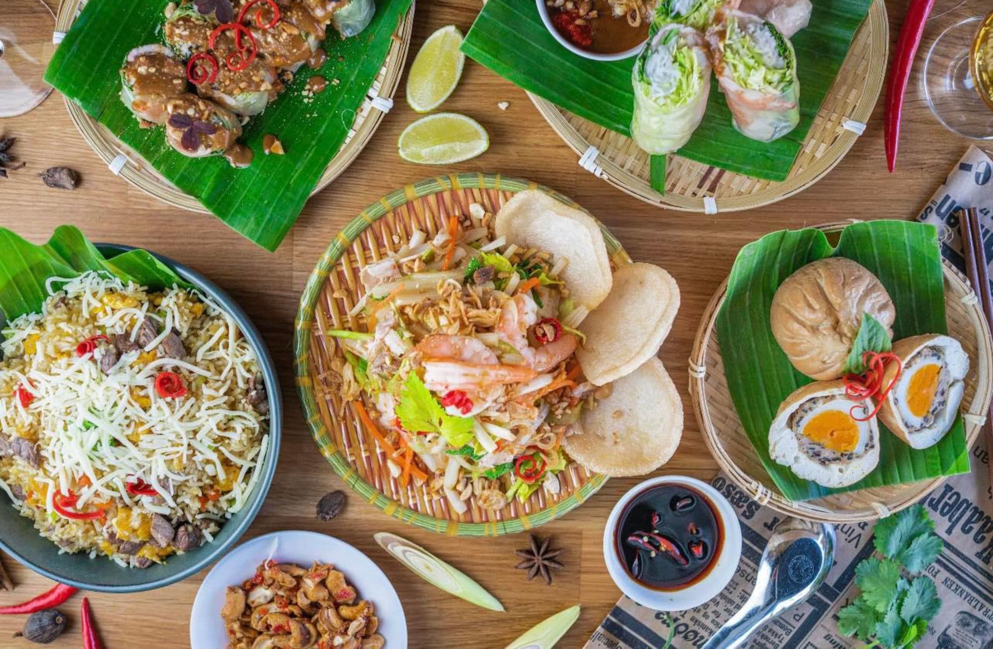 food on a plate at An-Nam (vietnamese cuisine) in stavanger, norway