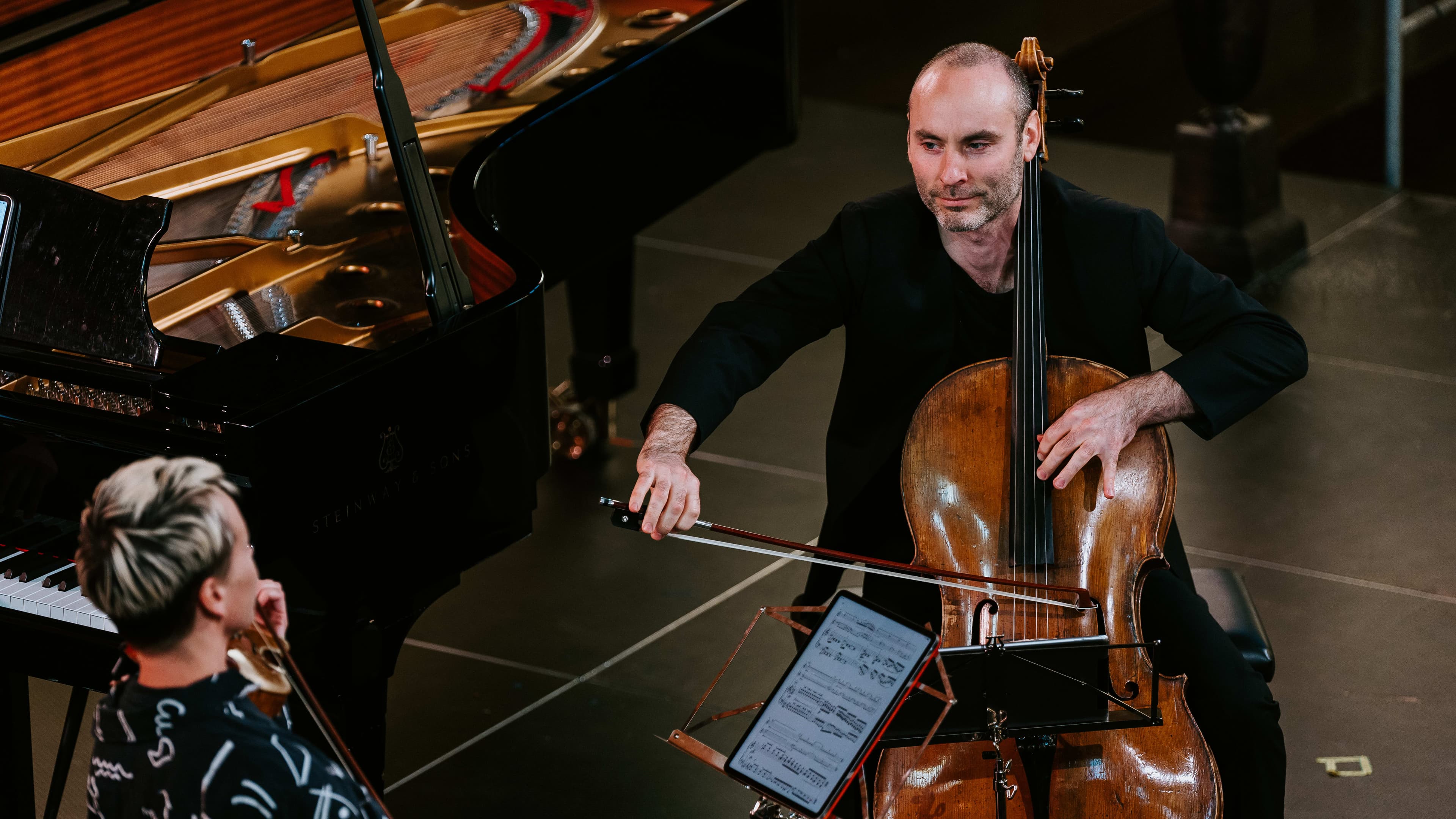 Man playing an instrument at Kammermusikkfestivalen Stavanger
