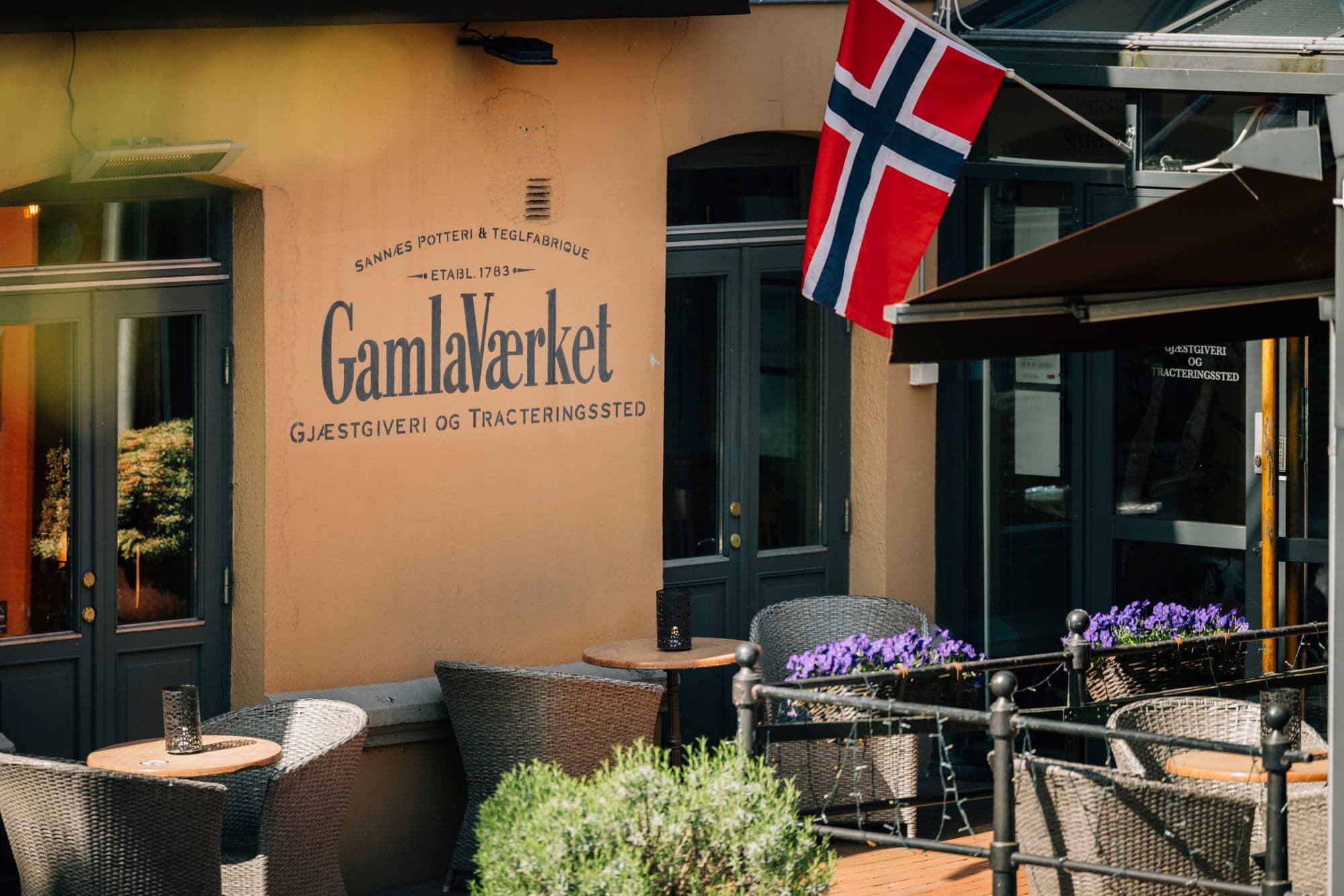 hotel interior with people eating and using hotel facilites. historic hotel