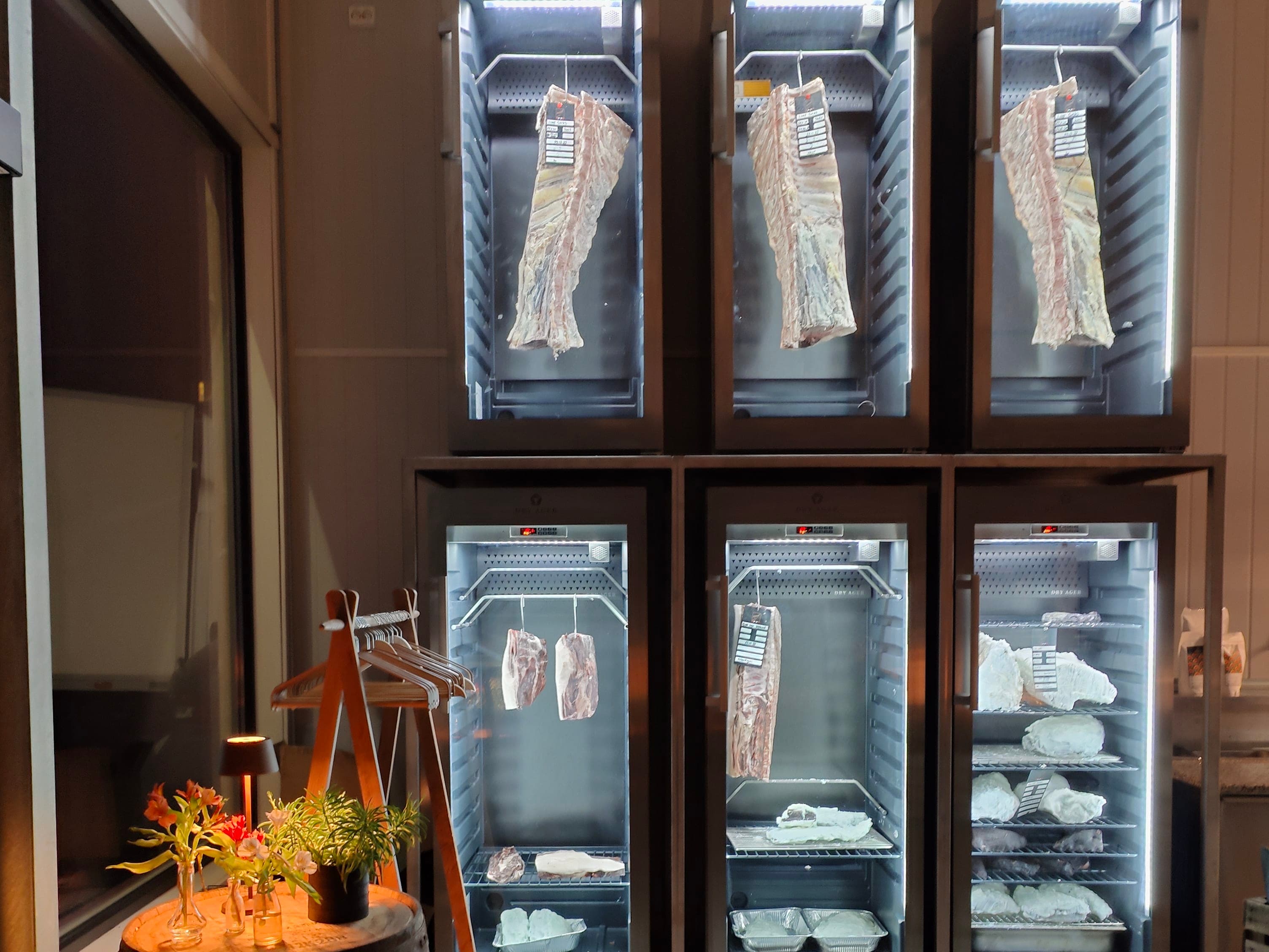 meat at the farm shop Nyyyt, Røysland Gård farm outlet and restaurant