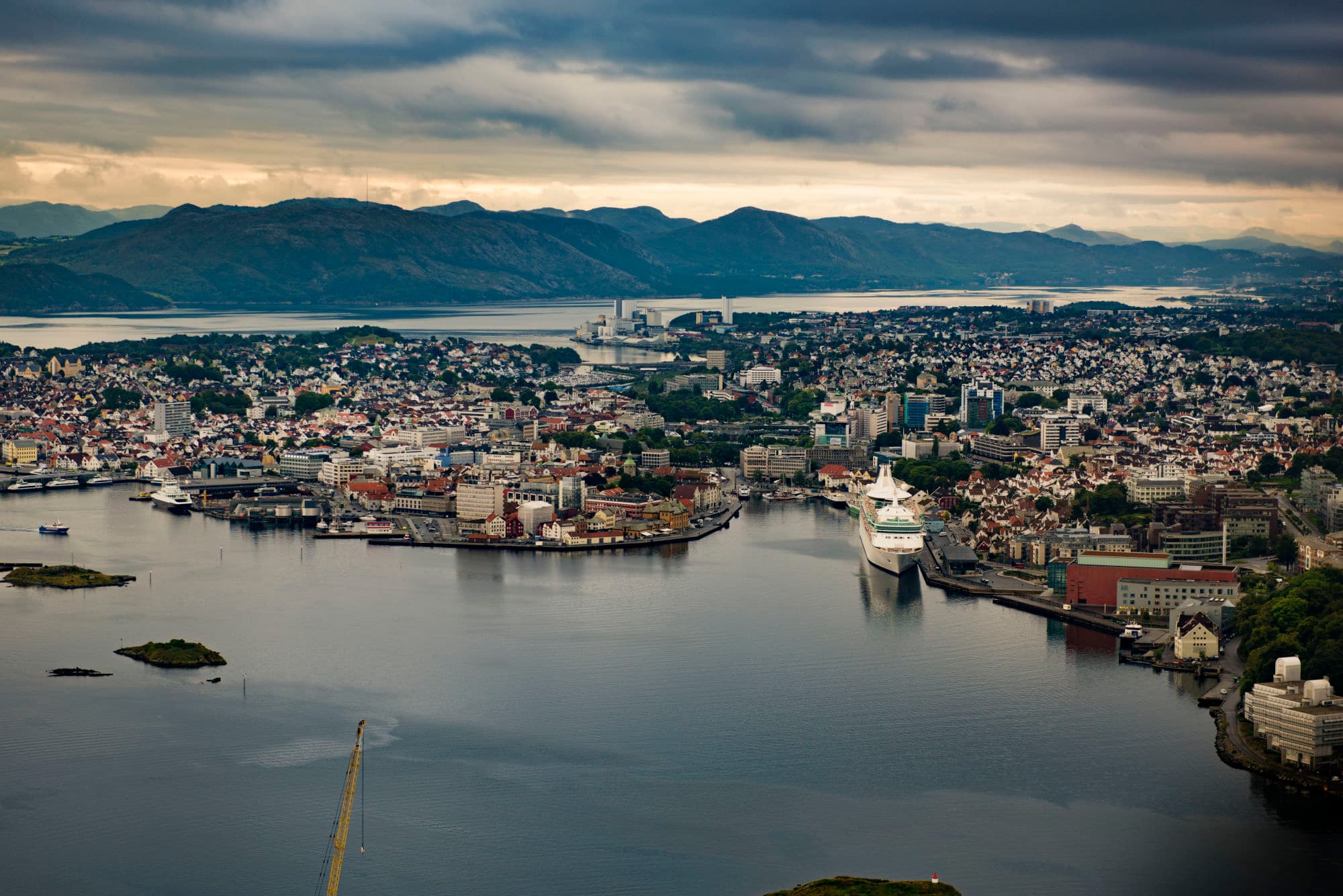 Stavanger fra luften