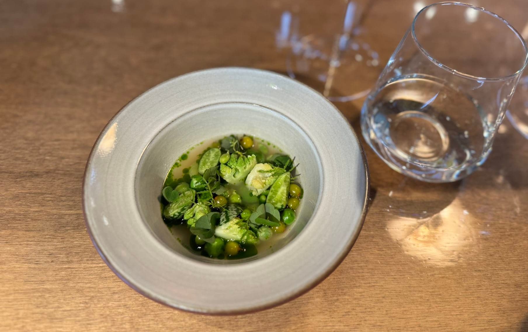 plate of food greens