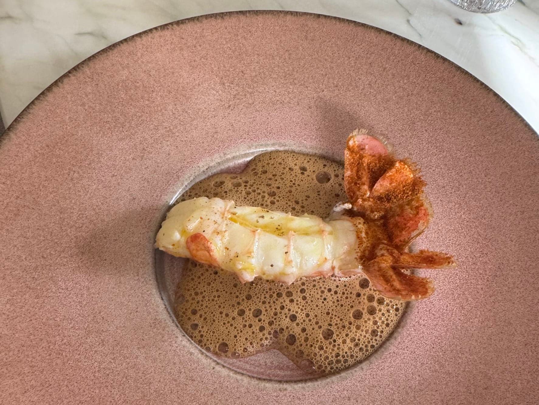 food on a plate michelin star