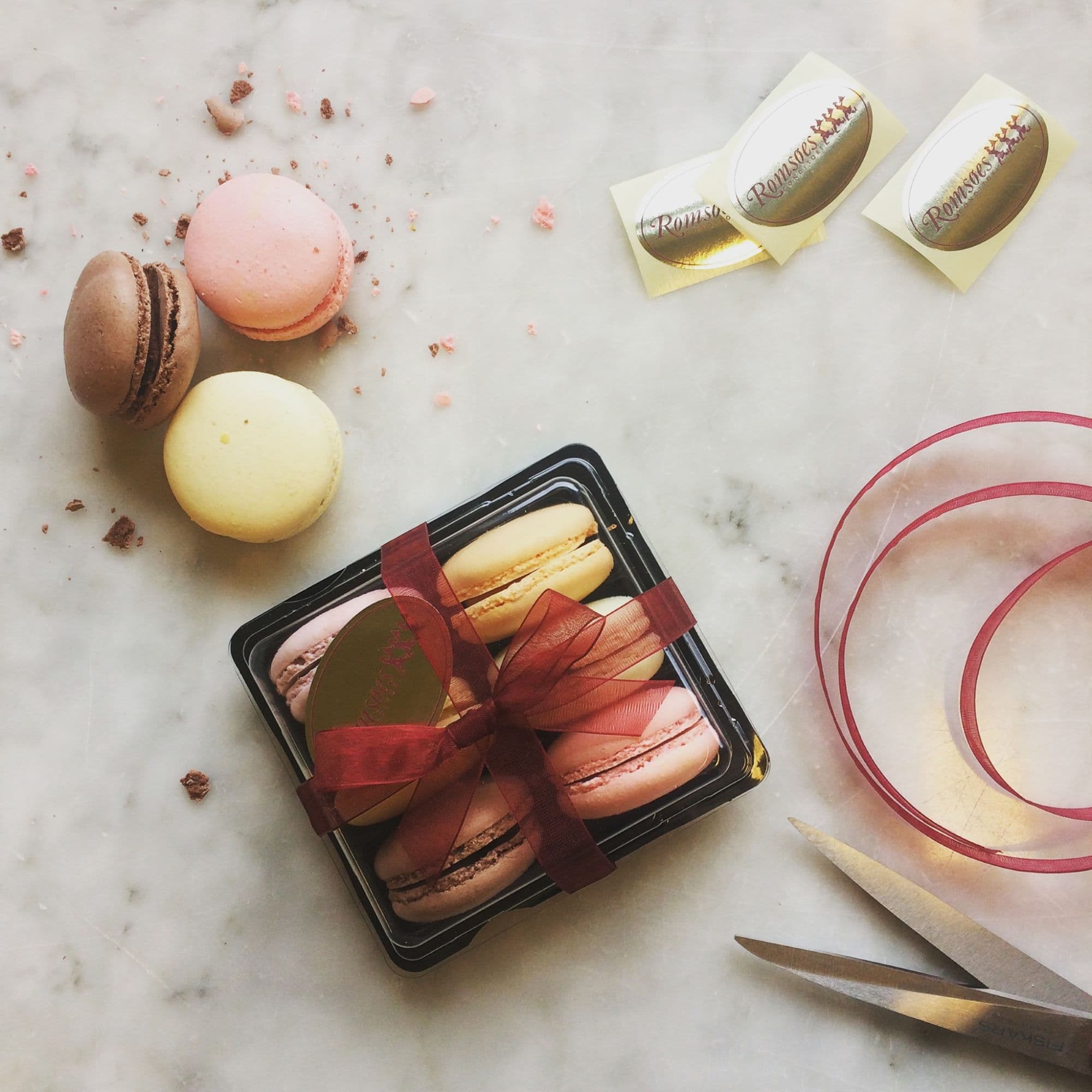 Pastries and food Romsøes Conditori