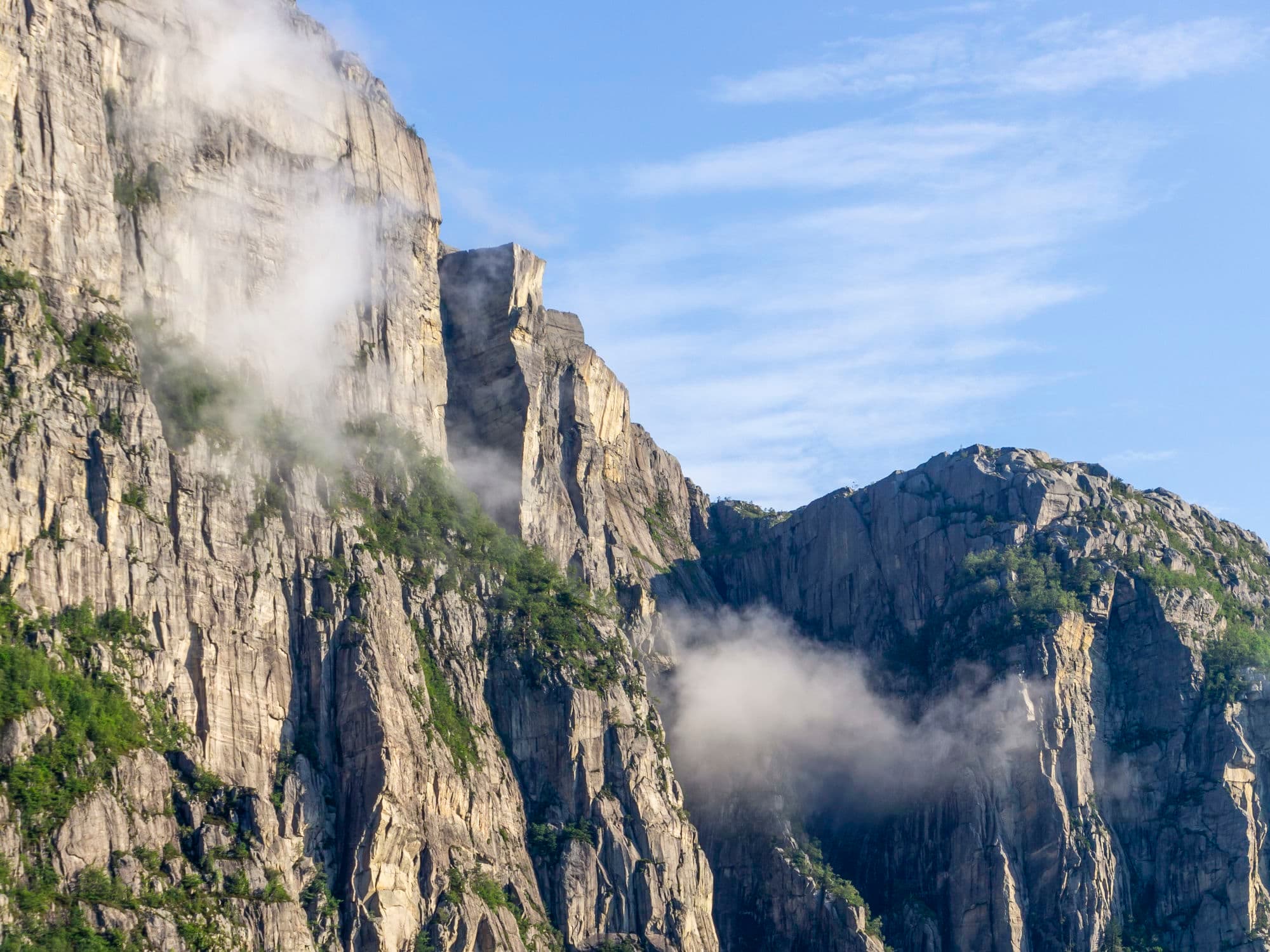 mountains, fjords, views, hikes