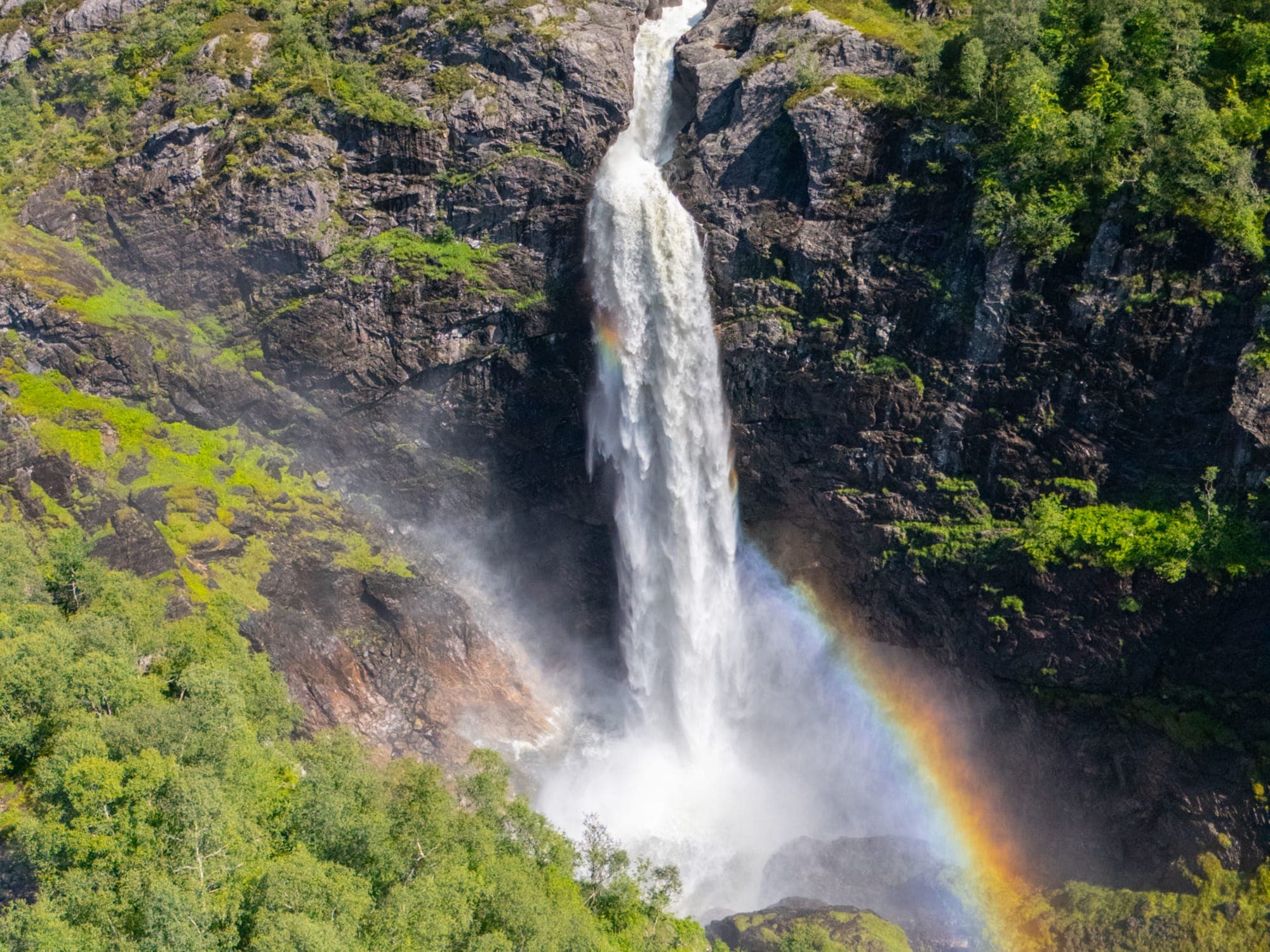 Månafossen, Frafjordelva og Mån