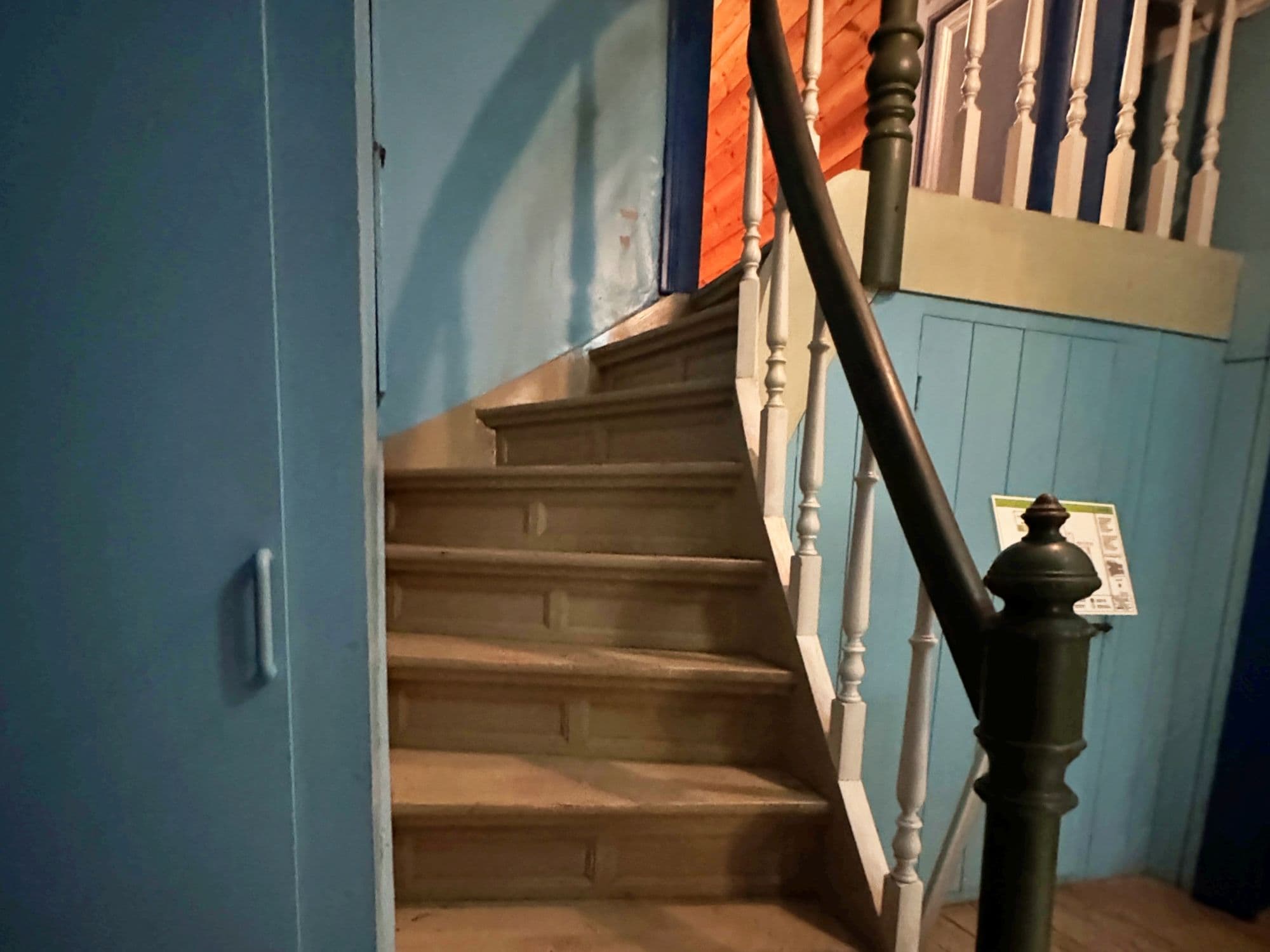 Stairs to loft inside the maritime museum