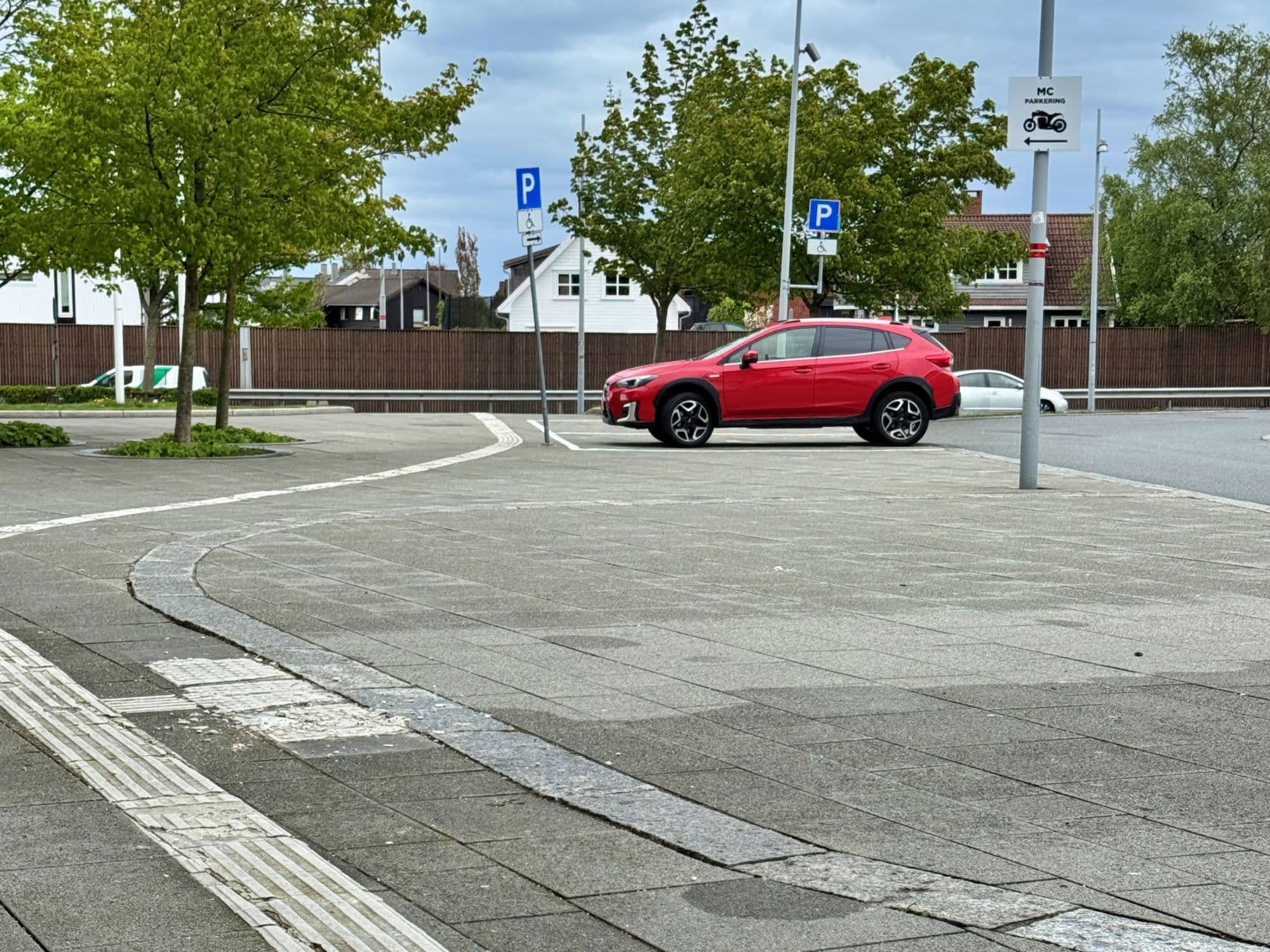 handicap parking at the Clarion hotel Energy
